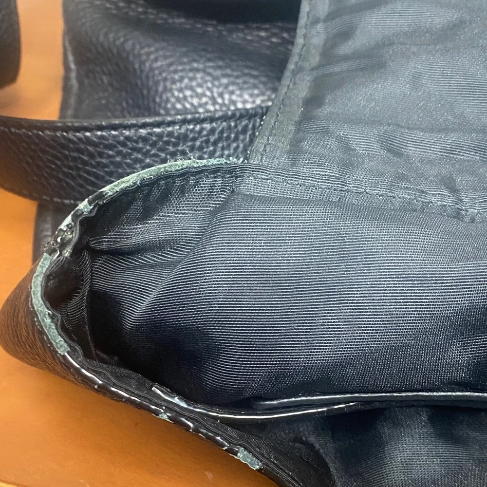Sanctuary Black Pebbled Leather Backpack